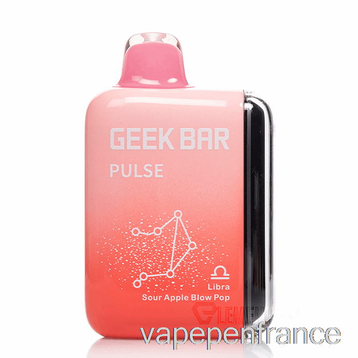 Geek Bar Pulse 15000 Jetable Pomme Aigre Coup Pop Vape Stylo